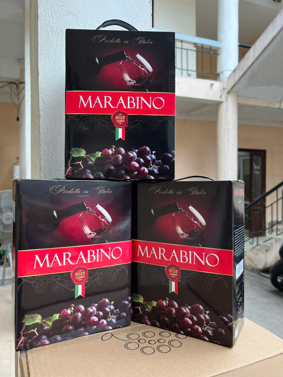 Rượu Vang Ngọt Marabino Semi Dolce 3L